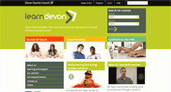 Desktop Screenshot of learndevon.co.uk